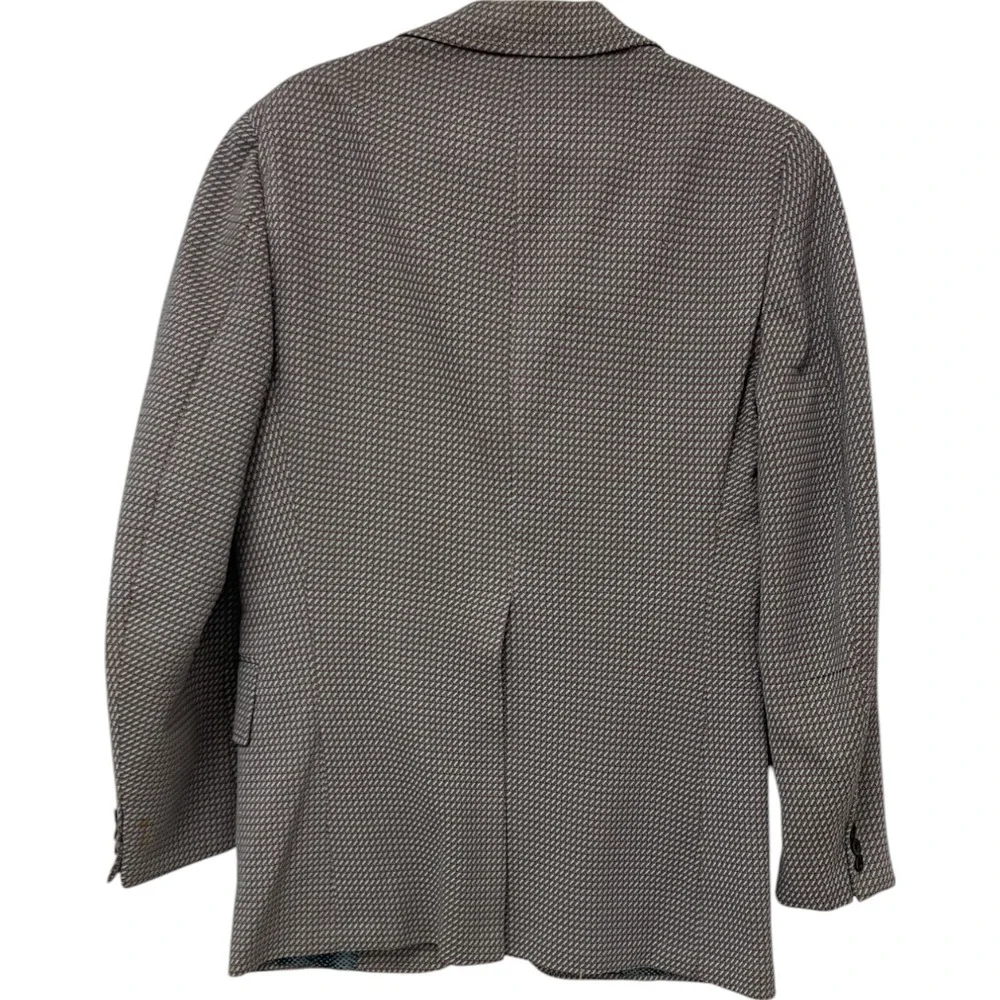 Suit Jacket Multicolor‎ Mens Size 42 Geometric 2 Button Front Notch Lapel